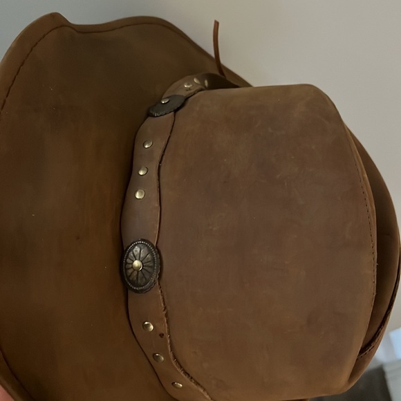 STETSON RODEO DR Roxbury Shapable Distressed Leather Hat-Unisex - Picture 9 of 17